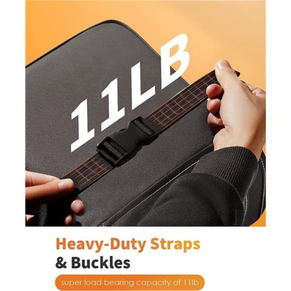 Car trash Can, Lid and Storage Pockets, 100% Leak-Proof Organizer, Waterproof - Picture 13 of 15